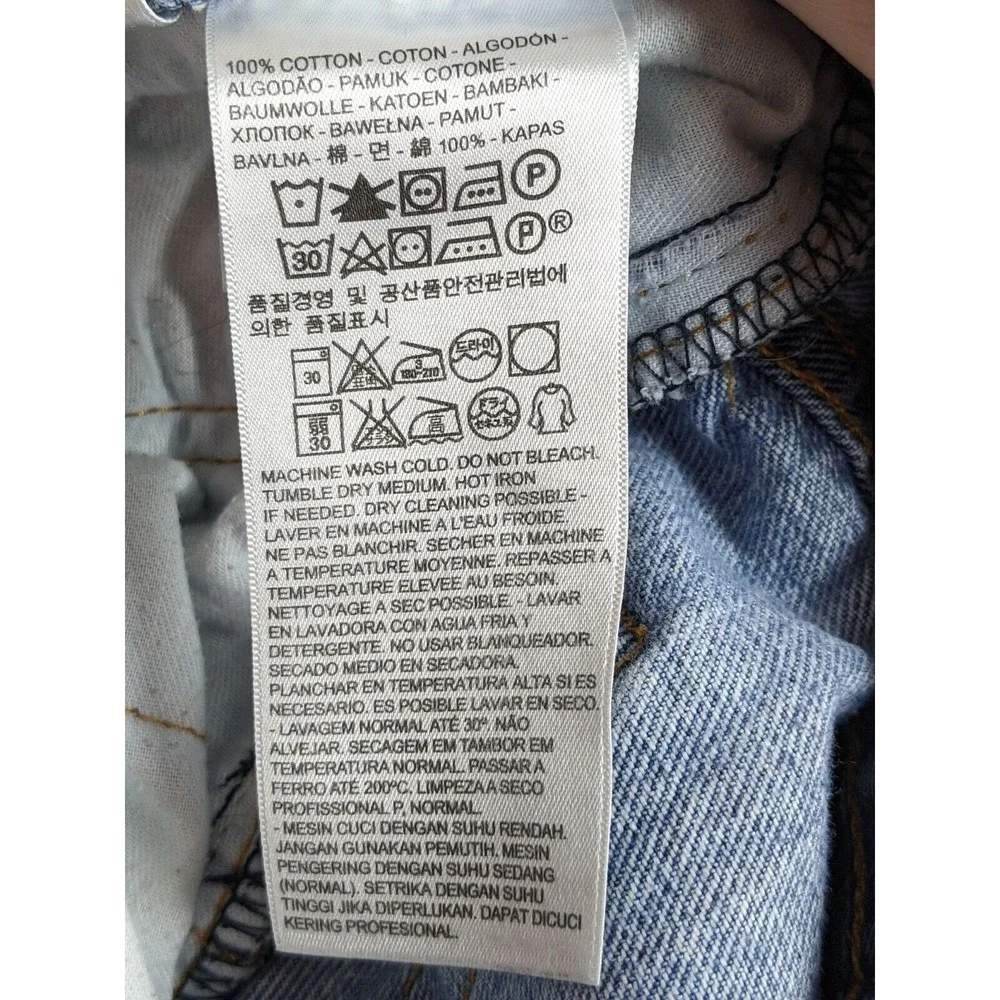 Levis 550 Mens Jeans Size 35 x 30 Cotton Blue
